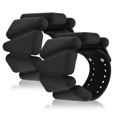 O tornozelo Wearable ajustável do pulso torna mais pesada a ioga Barre Pilates Cardio Aerobics 2 grupos 2lb 4lb