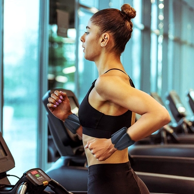 O tornozelo Wearable ajustável do pulso torna mais pesada a ioga Barre Pilates Cardio Aerobics 2 grupos 2lb 4lb