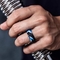 Acoplamento Ring Finger Ring For Men do casamento do silicone e logotipo feito sob encomenda das mulheres