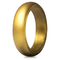 Anéis feitos sob encomenda à moda do silicone das mulheres com alianças de casamento chiques instantâneas finas do silicone