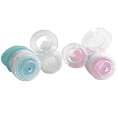 Conjunto de garrafas de viagem de silicone aprovado pela TSA à prova de vazamento recarregável de silicone recarregável recipientes de acessórios de viagem para Toi