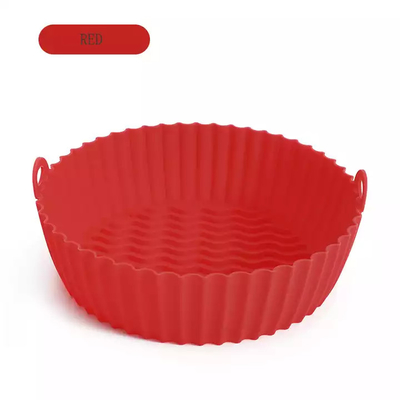 Fritadeira de silicone Panela de silicone segura para alimentos Fritadeiras de ar, acessórios para forno Substituição de papel de forro de pergaminho inflamável